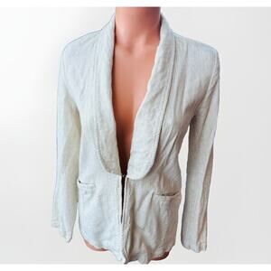 Weekend Los Angeles Linen Blazer Size S Long Sleeve Slim